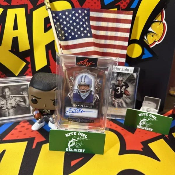 DREW PEARSON 2025 Leaf Sports Heroes PURE BRONZE Auto #12/25 DALLAS COWBOYS