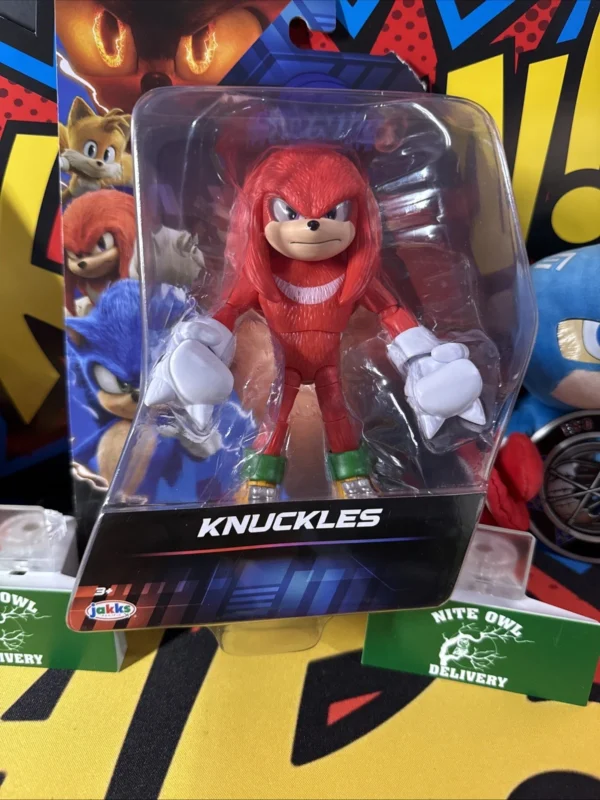 Jakks Pacific Wave 2 Sonic The Hedgehog 3 Movie KNUCKLES 5" Figure NEW 2024