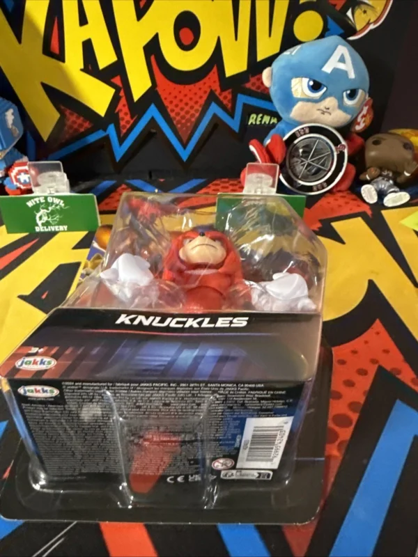 Jakks Pacific Wave 2 Sonic The Hedgehog 3 Movie KNUCKLES 5" Figure NEW 2024 - Image 3