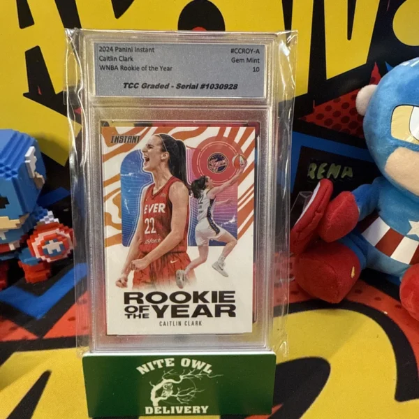 2024 Panini Instant WNBA Caitlin Clark Rookie of the Year ROTY TCC 10 GEM MT