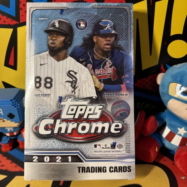 2021 Topps Chrome Baseball Sealed Hobby LITE BOX Black White Diamond Refractors