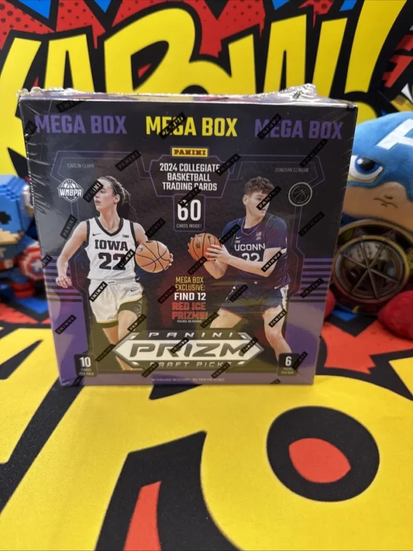 2024-25 Panini Prizm Draft Picks Basketball Sealed Mega Box Red Ice Prizms