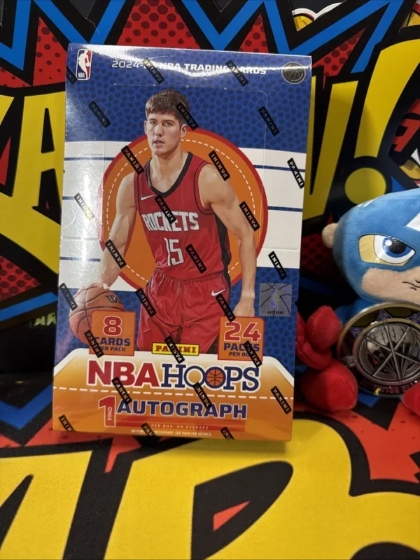 2024-25 Panini NBA Hoops Basketball Sealed Hobby Box 1 Autograph Per Box