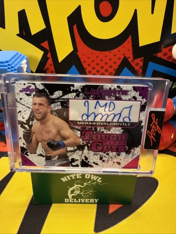 2024 Leaf Ultimate Sports Emerald Auto MERAB DVALISHVILI 6/6 Tough Guys UFC SSP!