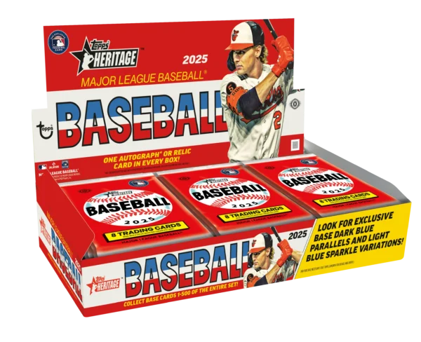 2025 Topps Heritage Baseball - Hobby Box