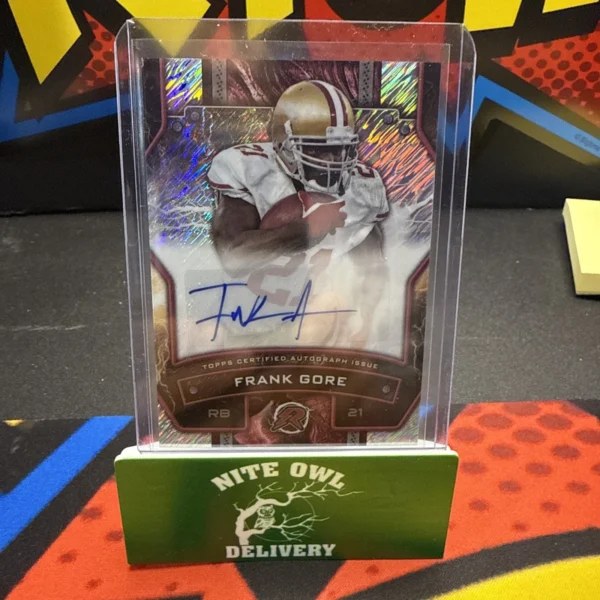 2024 Topps Resurgence FRANK GORE #RS-FG Signatures Refractor Auto 49ers
