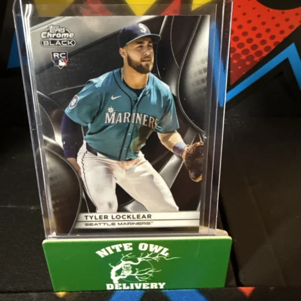 2025 Topps chrome black Tyler Locklear (RC).