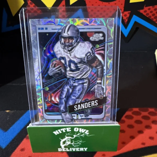 2024 Topps Chrome Cosmic #31 Barry Sanders Nucleus Refractor