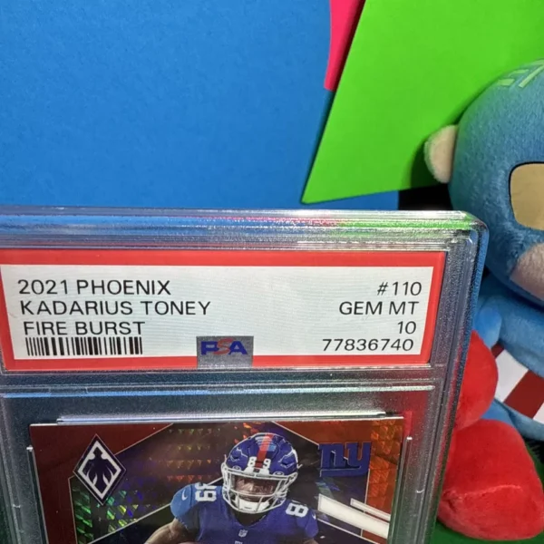 2021 PHOENIX KADARIUS TONEY ROOKIE CARD FIRE BURST # 110 RC PSA-10 - Image 2
